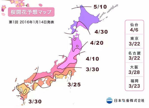 2016日本賞櫻全攻略 2016日本賞櫻全攻略